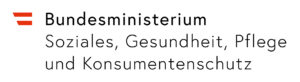 Logo vom Bundesministerium - Soziales, Gesundheit, Pflege und Konsumentenschutz